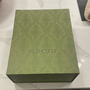 Brand new Gucci purse box! With ribbons included!